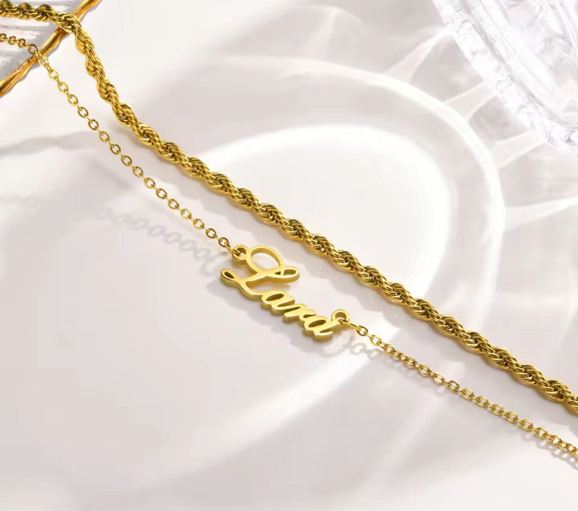 "Crème Brûlée" Anklet