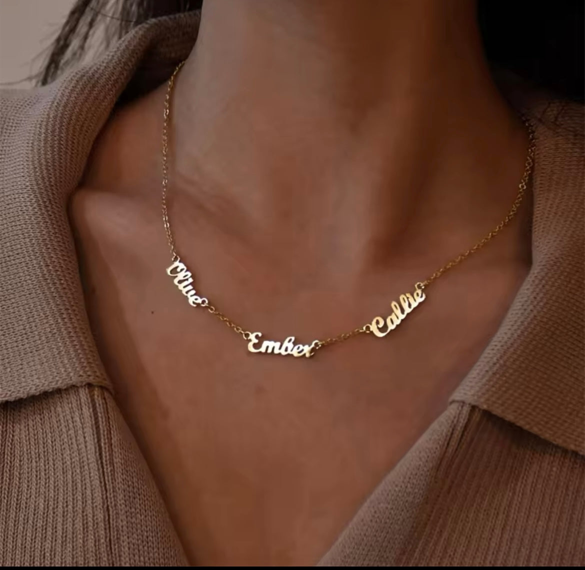 "Dumplings" Side - By - Side Custom Necklace