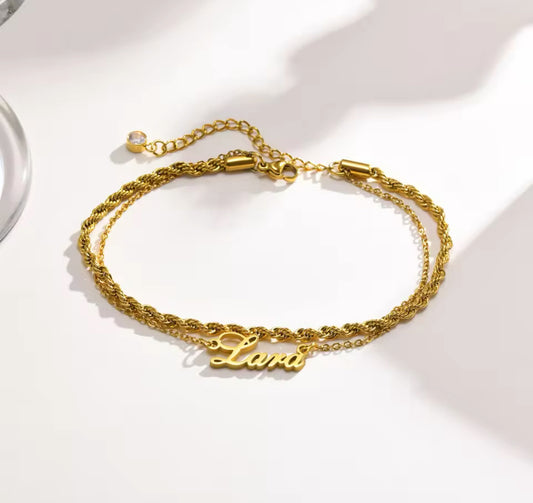 "Crème Brûlée" Anklet