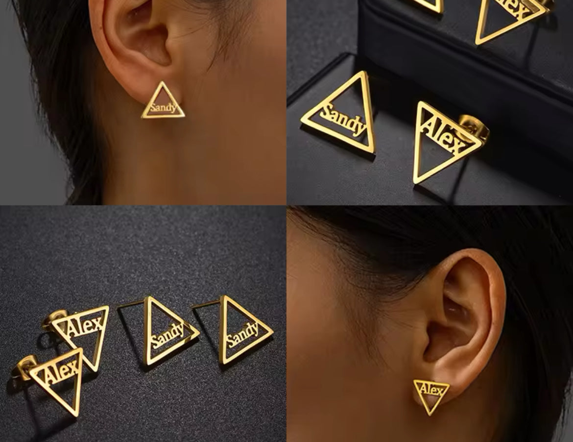 “Pineapple Upside Down” Custom Earrings