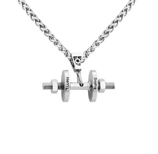 Dumbbell Delight Necklace