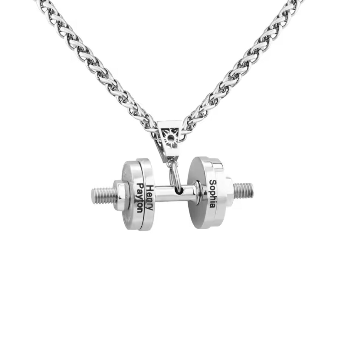 Dumbbell Delight Necklace