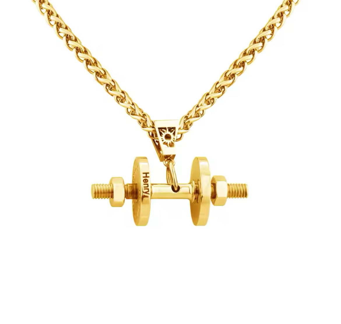 Dumbbell Delight Necklace